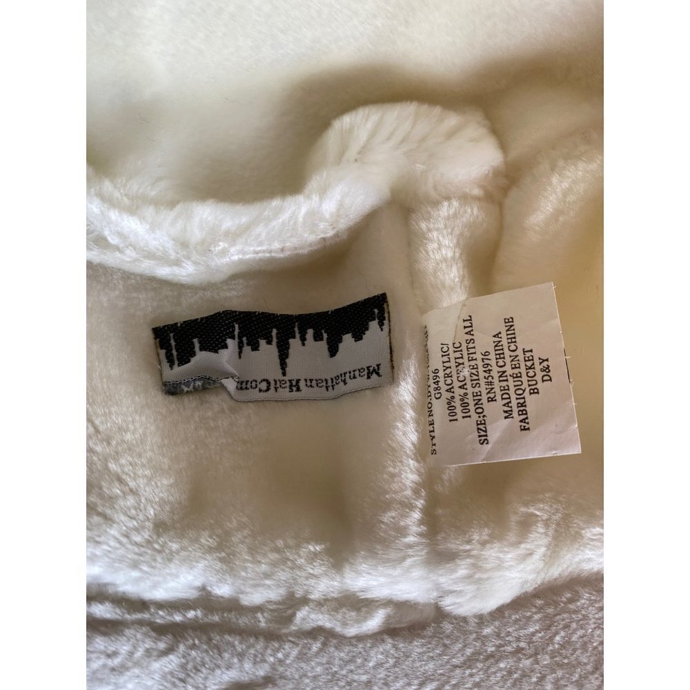 Manhattan Hat Co. Ivory Bucket Hat Soft Lining One Size - Picture 5 of 7